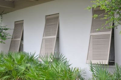Weatherproofed Shutters