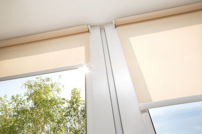 Roman Shade Hanging in Denver County, CO